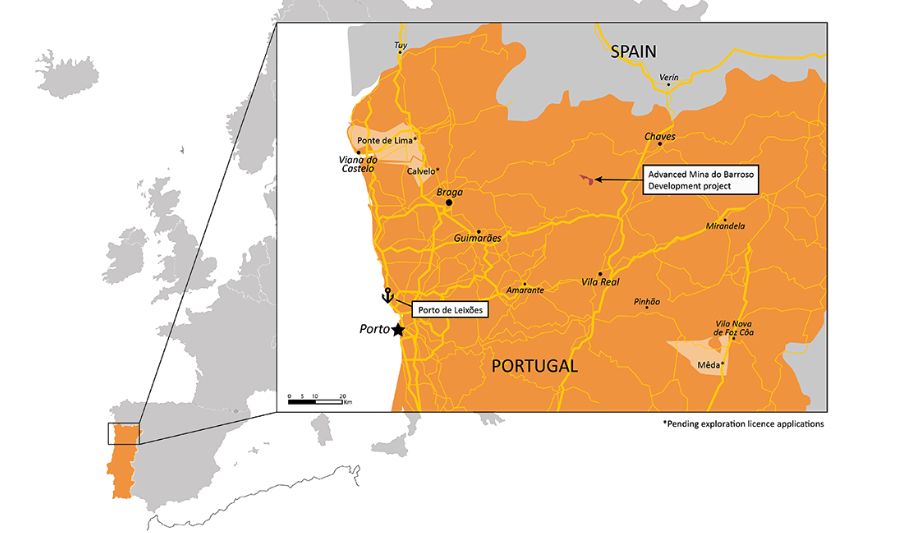Savannah’s lithium project in Portugal moves to next permitting phase