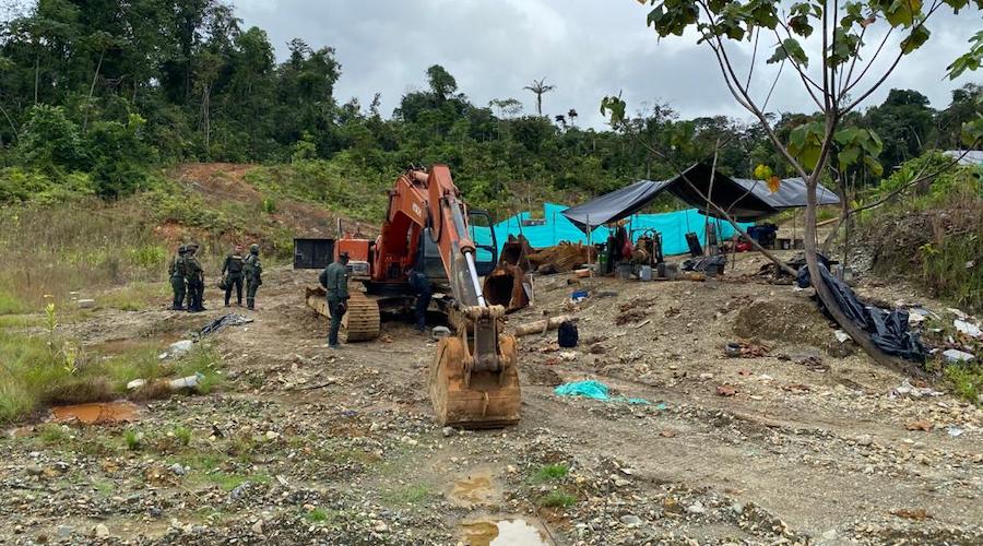 Colombian authorities dismantle illegal gold mine funding powerful drug cartel