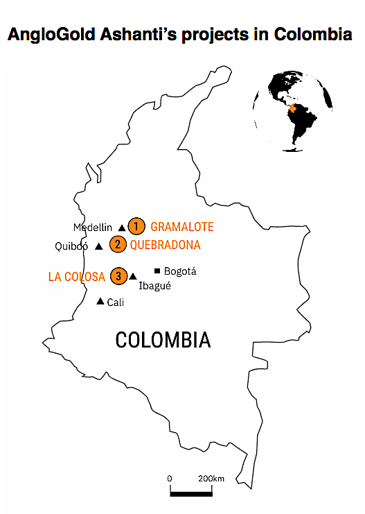 Colombian regulator shelves AngloGold’s licensing request for Quebradona