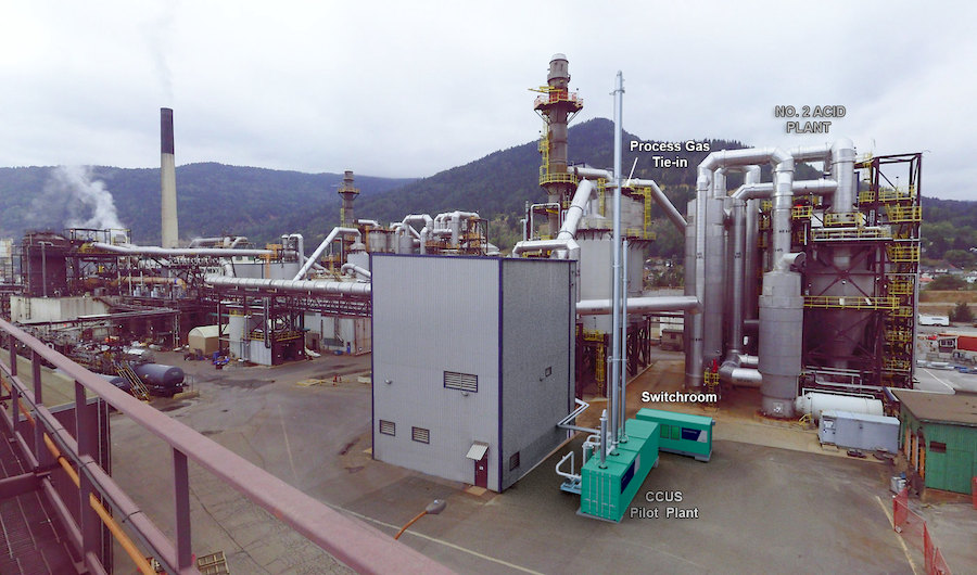 Teck tests carbon capture use and storage in British Columbia
