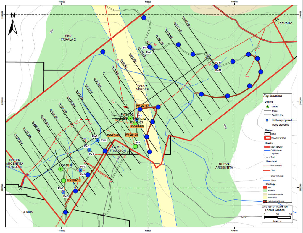 Prismo prepares to drill-test Palos Verdes near-surface mineralized shoot