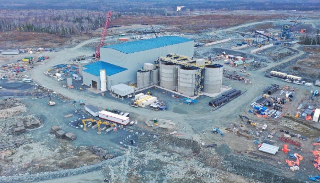 Argonaut gold Magino mill Ontario