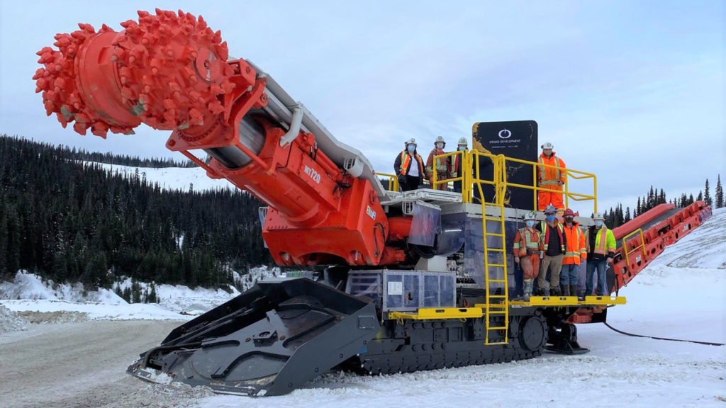 Osisko Development Cariboo Tunnelling