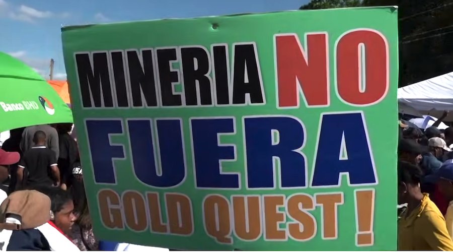Dominican Republic halts GoldQuest project following protests